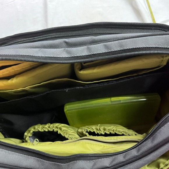 EDDIE BAUER Shoulder Diaper Bag, 1st Adventure Insulated, Changing Pad, Pockets - Picture 7 of 11
